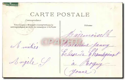Chartrettes (S.-et-M.) — Castelo das Bergeries — Editor E.D. (E.D. Paris) — Verso
