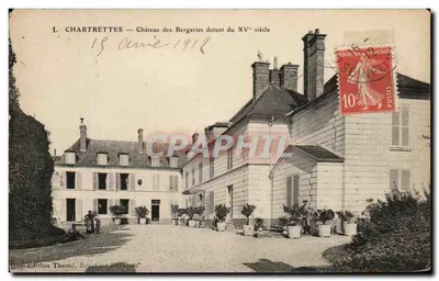 Chartrettes — Castelo das Bergeries datado do XVᵉ século — Edição Thome, Rognac-sur-Buïfiste