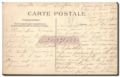 Chartrettes — Castelo das Bergeries datado do XVᵉ século — Edição Thome, Rognac-sur-Buïfiste — Verso