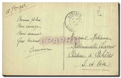Chartrettes — O Monumento dos Bravos — Édit. Thoma, n°17 — Verso