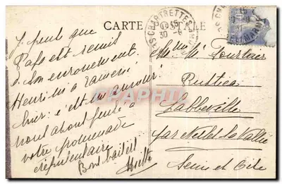 Chartrettes (S.-et-M.) — Vista Geral — Editor: S. L. L. (n°5) — Verso