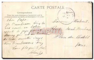 Chartrettes (S.-et-M.) — Przebarwienie z Cave — Piquet, Hôtel-Restaurant — Rewers