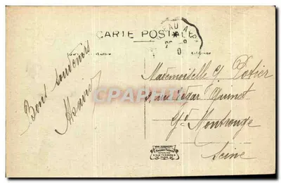 Chartrettes — Bords de la Seine — éditeur Boucher Frères — Verso