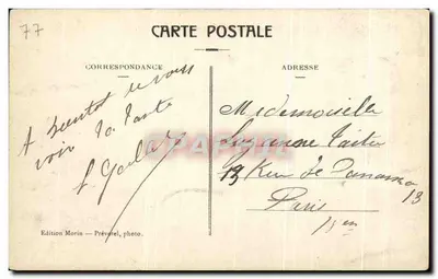 Chartrettes (Seine-et-Marne) — Rouillon, brzegi rzeki Éan — Rewers