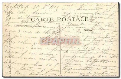 Chartrettes — Villa Suzanne — La Dieu-Namp, wydawca — Rewers