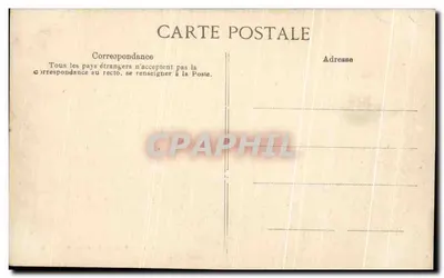 Chartrettes — Castelo Joly — Edição Thomé, Receveur-Buraliste — Verso