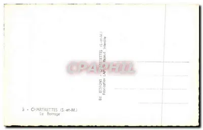 Chartrettes (S.-et-M.) — O Barragem — Ed. Desfont — Verso