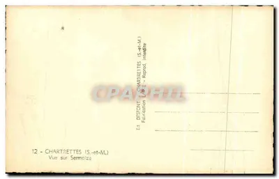 Chartrettes (S.-et-M.) — Vista de Sermaize — E.T. Desfont — Verso