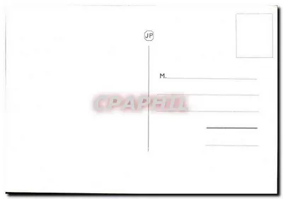 Chartrettes — casa com torre — cartão postal ilustrado de um corvo — Verso