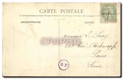 Chartrettes - Igreja e Escola - Thibault, editor, Melun — Verso