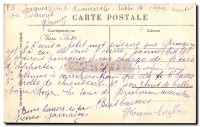 Chartrettes - Une Carrière de Pierre — Édition Thomé, receveur-bureau — Rewers