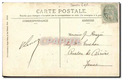 Chartrettes - Avenue du Château du Pré — Piquet, Hôtel Restaurant — Verso