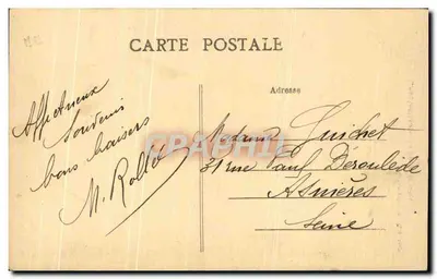 Chartrettes — O Manoir de Seine — E. Lassayon et fils, foto, Melun — Verso