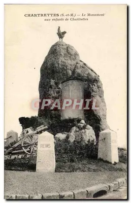 Chartrettes (S.-et-M.) — O Monumento aos Crianças de Chartrettes — Editor Cosson, Paris