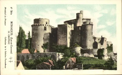 O Castelo de Bonaguil — Lot-et-Garonne — Coleção da Solução Pautanberge