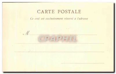 Zamek Compiègne — Pokój spania Napoleona III — ND Phot — Rewers