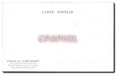 Tumba de Francisco I y de Claudia de Francia en Saint-Denis — Colección de 'L'ART SACRÉ' — Revista ilustrada del arte cristiano, Rue St-Jean, 56, Bruxelles — Reverso