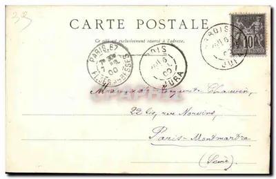 Casa Pasteur — Arbois — editor desconhecido, número de série não visível — Verso