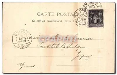 Porte Sainte-Catherine — Nancy — L. C. Édit, Nancy, n°50 — Rewers
