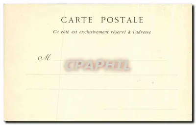 Zamek w Chantilly — Wjazd główny i kaplica — Wdowa ROHINEAU, Chantilly — Rewers