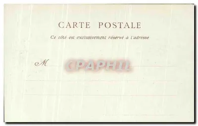 Castelo de Chantilly — O Ponte & a Ilha de Amor — Veuve ROBINEAU, Livreiro — N° 55 — Verso