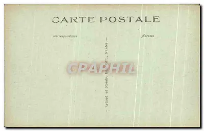La Rochelle — Facha da Cour intérieure do Hôtel-de-Ville — Artaud et Nozais, Nantes — Verso