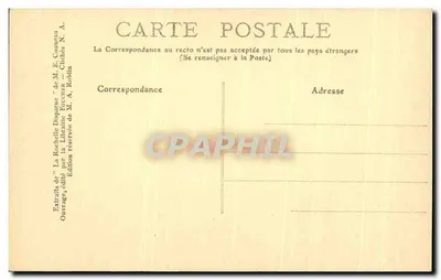 La Rochelle Desaparecida — A Porche de Saint-Sauveur — Edição M. A. Koblin — Verso