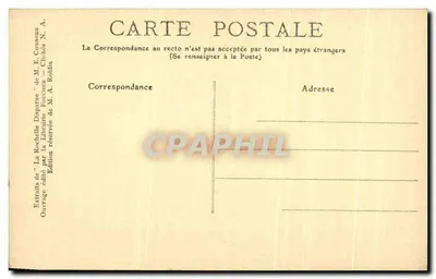 El Puente Saint-Sauveur (Côte du Port) — La Rochelle Disparue — Edición de M. E. Cousseau — Reverso