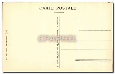 Stary Most Świętego Szczepana — Côté sur le canal Maubec — D'après Bournaud XIIe siècle — Wydawca F. Pijollet, La Rochelle — Rewers