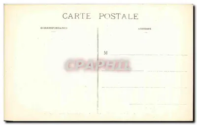 La Rochelle — Partida de um barco para pesca — Edição N. Bergevin n°54 — Verso