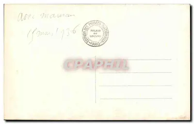 Le Corrège - Mistyczne małżeństwo św. Katarzyny Aleksandryjskiej — Muzeum Louwry, nr 1117 — Rewers