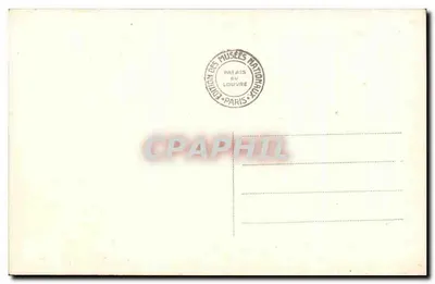Statua pani Nesa — Epoka archaiczna — Muzeum Louwra — Rewers