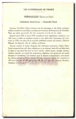 Sint-Lucaskerk — Versailles (Seine-et-Oise) — Collectie van de Oplossing Pautaubege — Achterkant