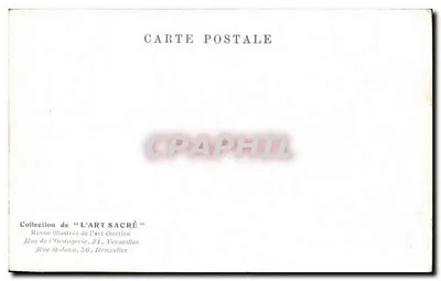 Witraże z XV wieku — Zamek w Chantilly — Zbiór 'L'ART SACRÉ' (Versailles) — Rewers