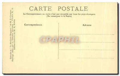 Port Dauphin — Efekt nocy — E. Cugneau, n°17 — Rewers