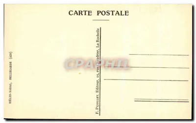 Reconstrucción de la entrada del Puerto en el siglo xv — Héliosadag, editor, La Rochelle — Reverso