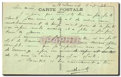 Falaise Roselier — Saint-Brieuc — La Bretagne Pitttoresque — A. W. 2262 — Rewers