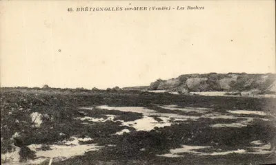 Brétignolles-sur-Mer (Vendée) — Os Rochos — Editor: M. J. Porthous