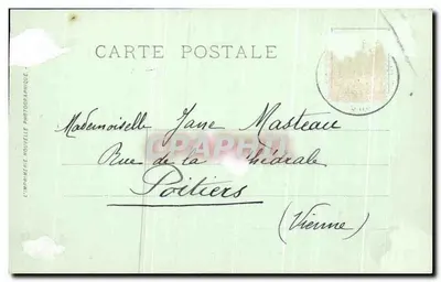 La Courcarde-sur-Mer — Uitgang van de haven — L.P. Madelong — Achterkant
