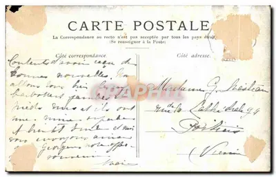 CPA Royan Entree De l'Oasis Et Grand Hotel — Verso