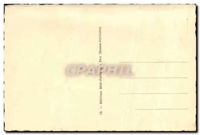 앤티크 엽서 가브라니 브레셰 드 롤랑 에스파뇰 쪽 — 뒷면