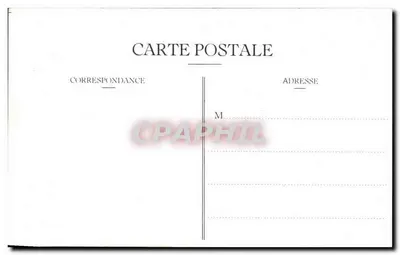 Guesnes (Vienne) — Oryginalna budowa domu przylegająca do Starego Klasztoru w Guesnes — Wyd. E. Mergault, Loudan — Rewers