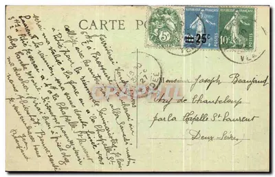 La Tranche-sur-Mer (Vendée) — Plaża — Imp. Jéhly-l'oupin, Mortagne — Rewers