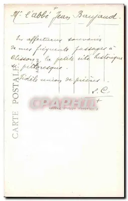 Clisson (Loire-Inf.) — Wnętrze klasztoru benedyktynów Trójcy Świętej — wydawca A. Chanois, nr 153 — Rewers