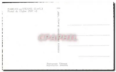 Portal kościoła — XII wiek — Drukarnia Combier (S.-et-L.) — Rewers