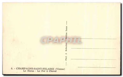 शाम्पेन-सेंट-हिलायर - ले हारस - एडिशन लुकास — पीछे