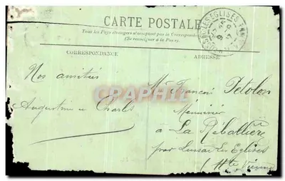 Le Havre — Transatlantiek in het Avant-Port — LL. — Achterkant
