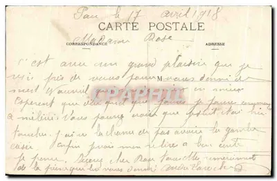 Pau - O Castelo - Quarto onde nasceu Henrique IV — Verso