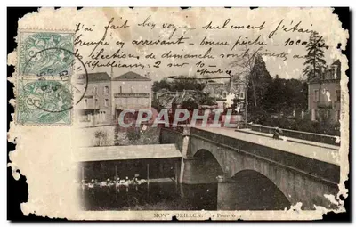 Bilhete postal antigo Montmorillon