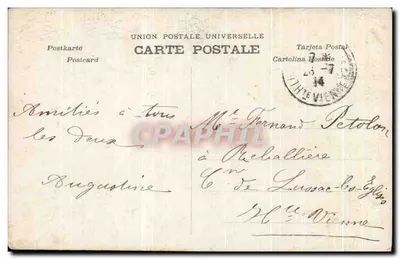 Paryż zalany — 29 stycznia 1910 — Most Alexandre III — C.L. — Rewers